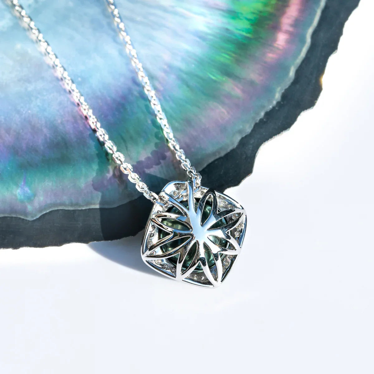 Pendentif Argent Perle de Tahiti