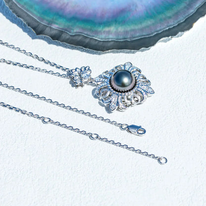 Pendentif Perle de Tahiti et Diamant