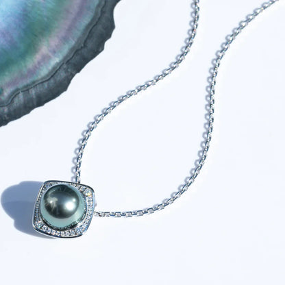 Pendentif Argent Perle de Tahiti