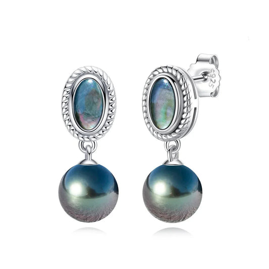 Boucle D'oreille en Perle de Tahiti
