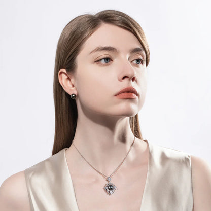Pendentif Perle de Tahiti et Diamant