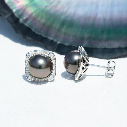 Perles de Tahiti Boucles D'oreilles