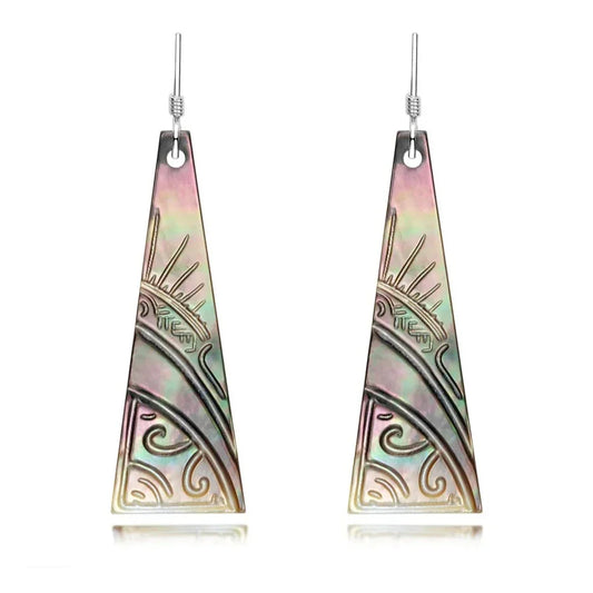 Boucle D'oreille Perle de Tahiti Coquillage