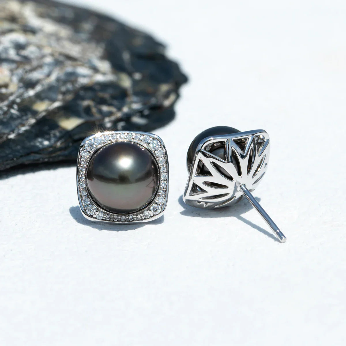 Perles de Tahiti Boucles D'oreilles