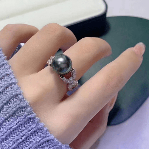 Bague perle de Tahiti Léa