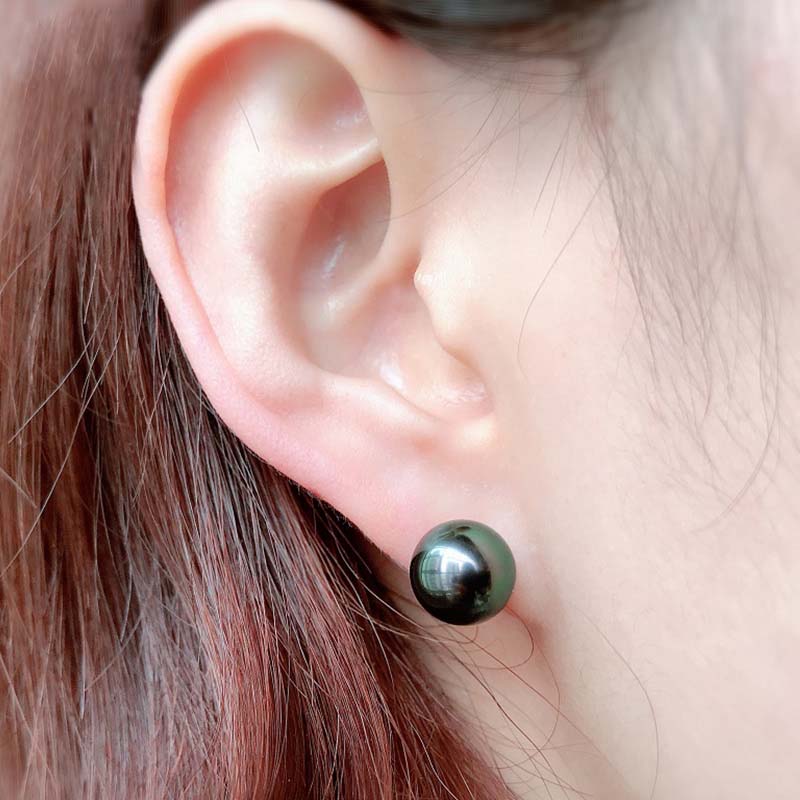 Boucle d'oreille Perle de Tahiti Alice