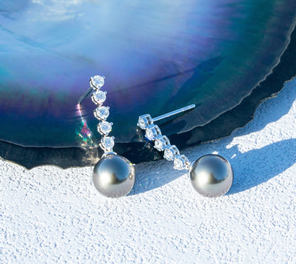 Boucle D'oreille Perle de Tahiti Annabelle