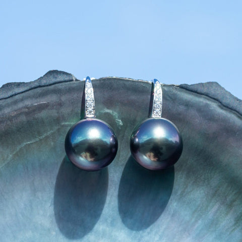 Boucle D'oreille Perle de Tahiti 