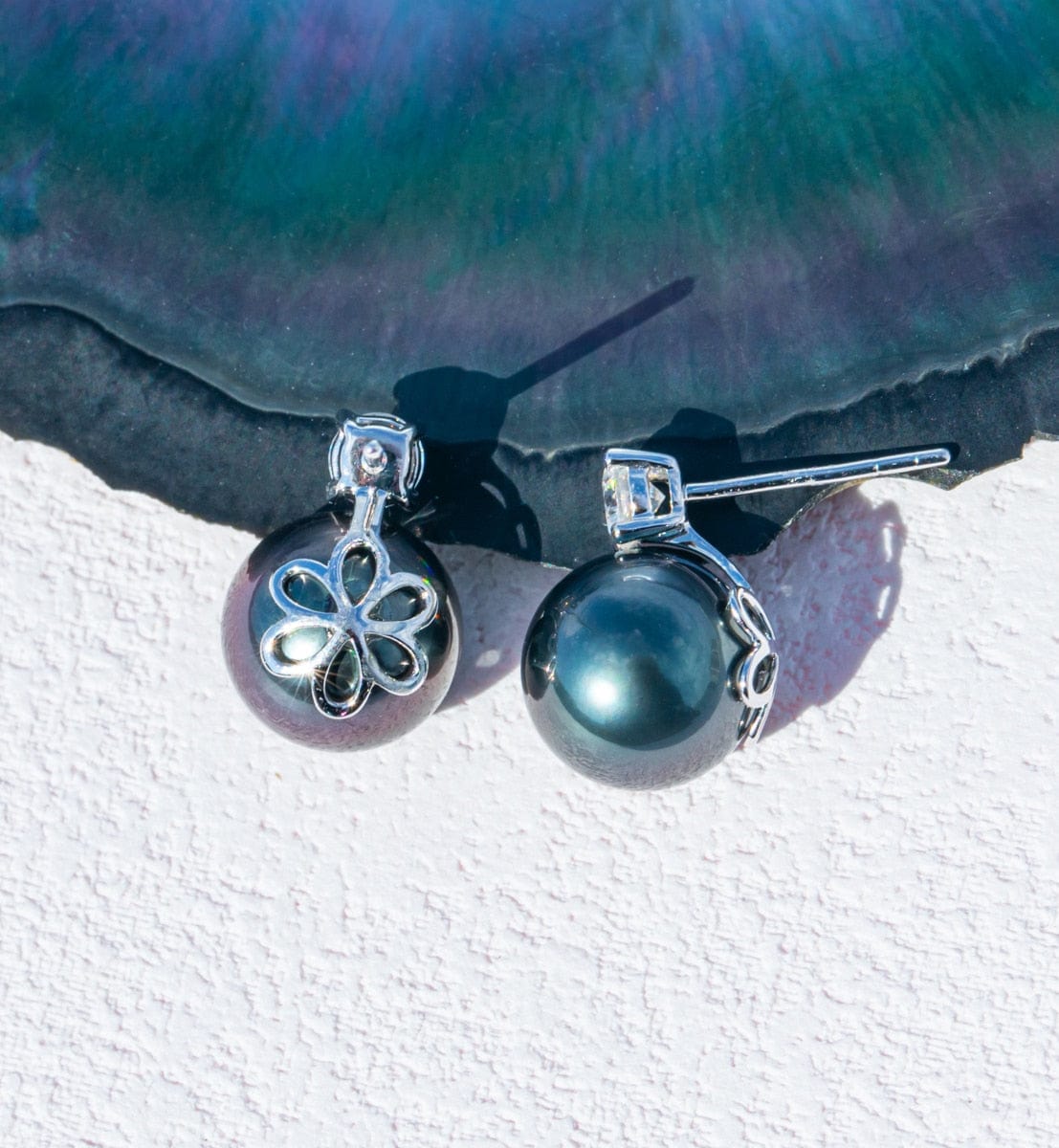 Boucle D'oreille Perle de Tahiti Alexandra