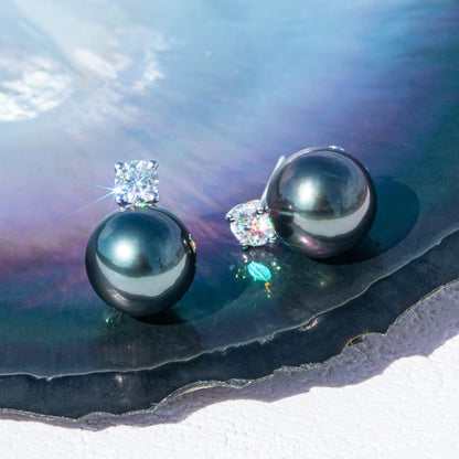 Boucle D'oreille Perle de Tahiti Alexandra