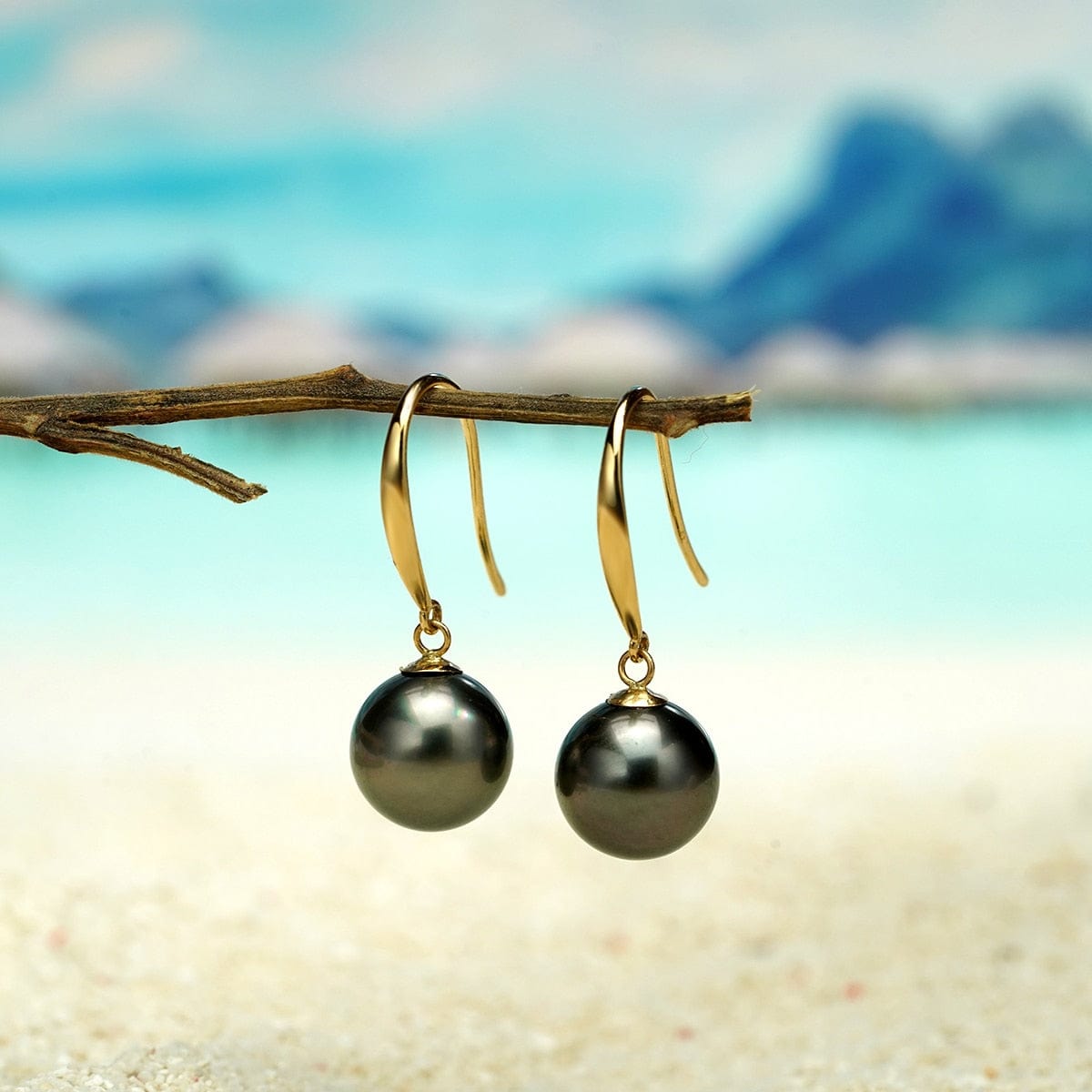 Boucle D'oreille Perle de Tahiti Anna