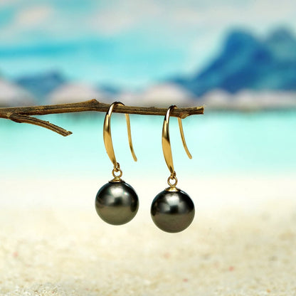 Boucle D'oreille Perle de Tahiti Anna