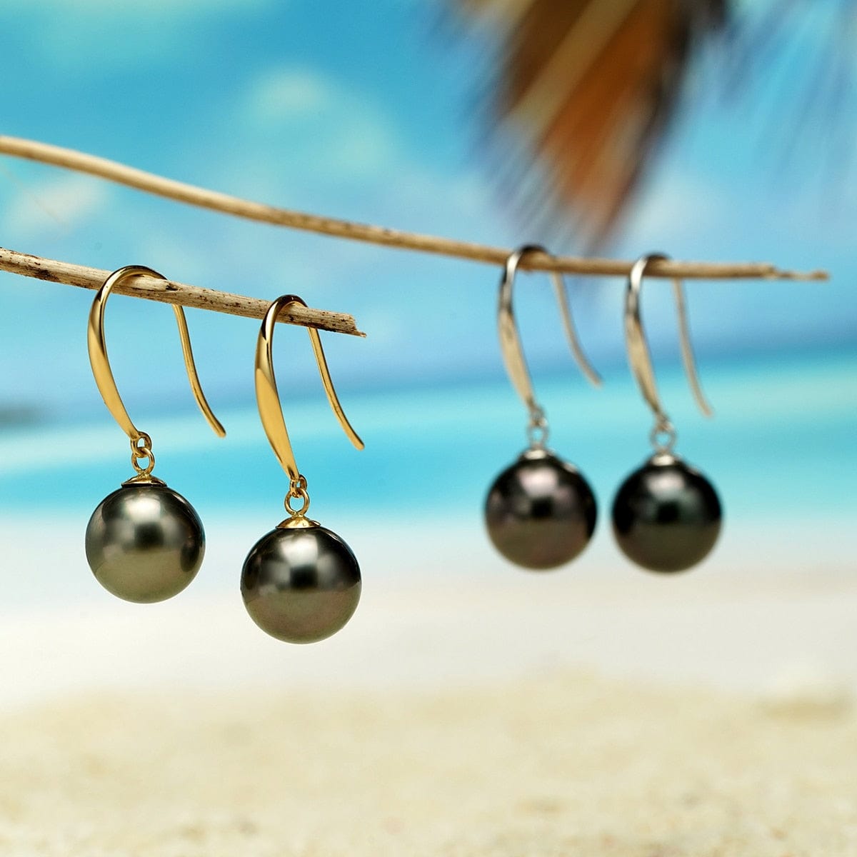 Boucle D'oreille Perle de Tahiti Anna