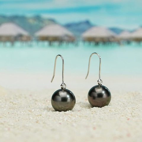 Boucle D'oreille Perle de Tahiti
