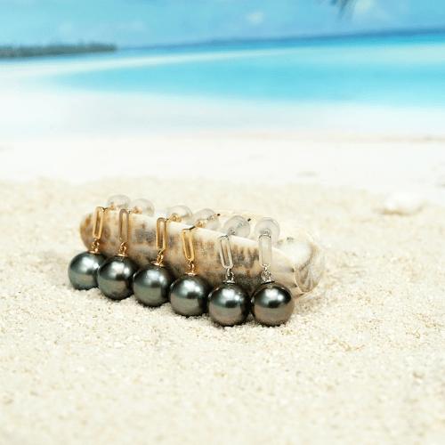 Boucle D'oreille Perle de Tahiti Adeline