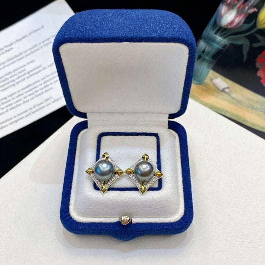 Boucle D'oreille Perle de Tahiti Léna