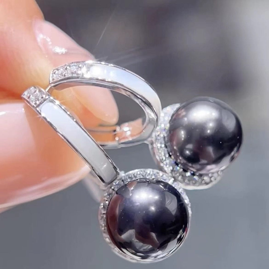 Boucle d'oreille Perle de Tahiti Lauri