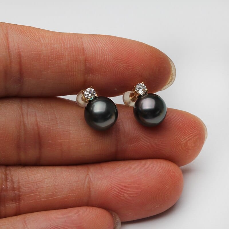 Boucle D'oreille Perle de Tahiti Aria
