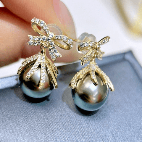 Boucle D'oreille Perle de Tahiti