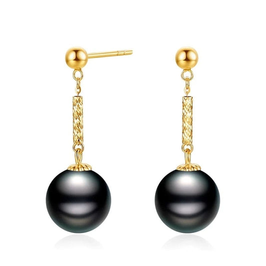 Boucle D'oreille Perle de Tahiti Amber