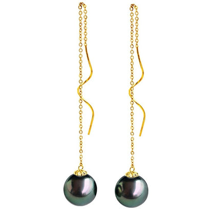 Boucle D'oreille Perle de Tahiti Amelia