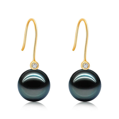 Boucle D'oreille Perle de Tahiti Ava