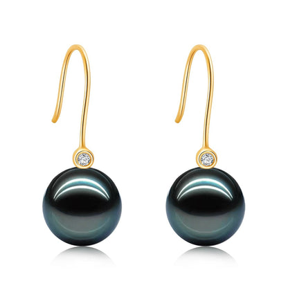 Boucle D'oreille Perle de Tahiti Ava