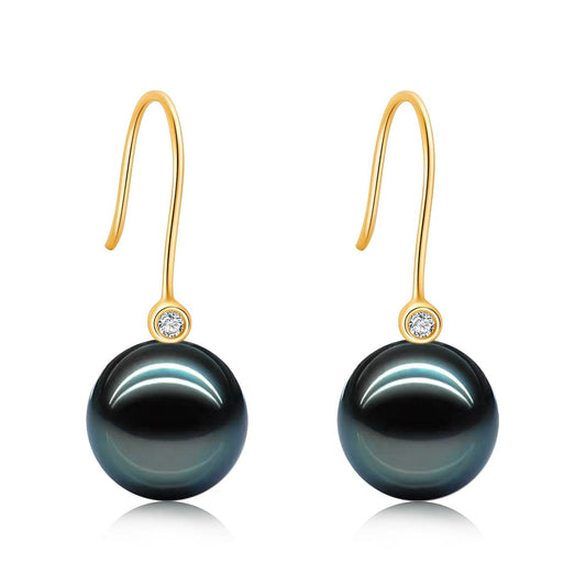 Boucle D'oreille Perle de Tahiti Ava