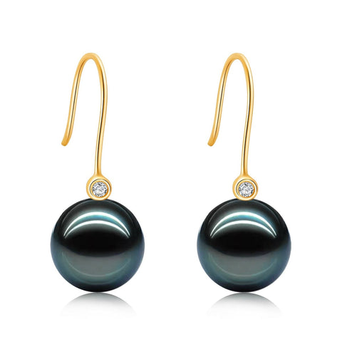 Boucle D'oreille Perle de Tahiti 