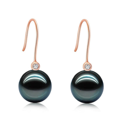 Boucle D'oreille Perle de Tahiti Ava