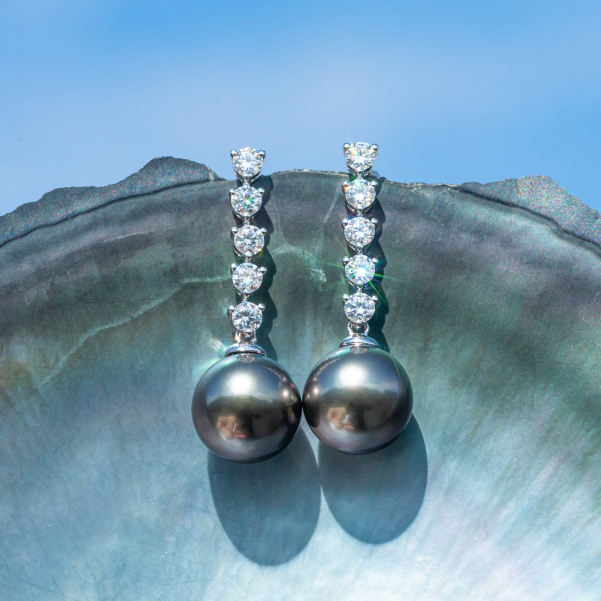 Boucle D'oreille Perle de Tahiti Annabelle