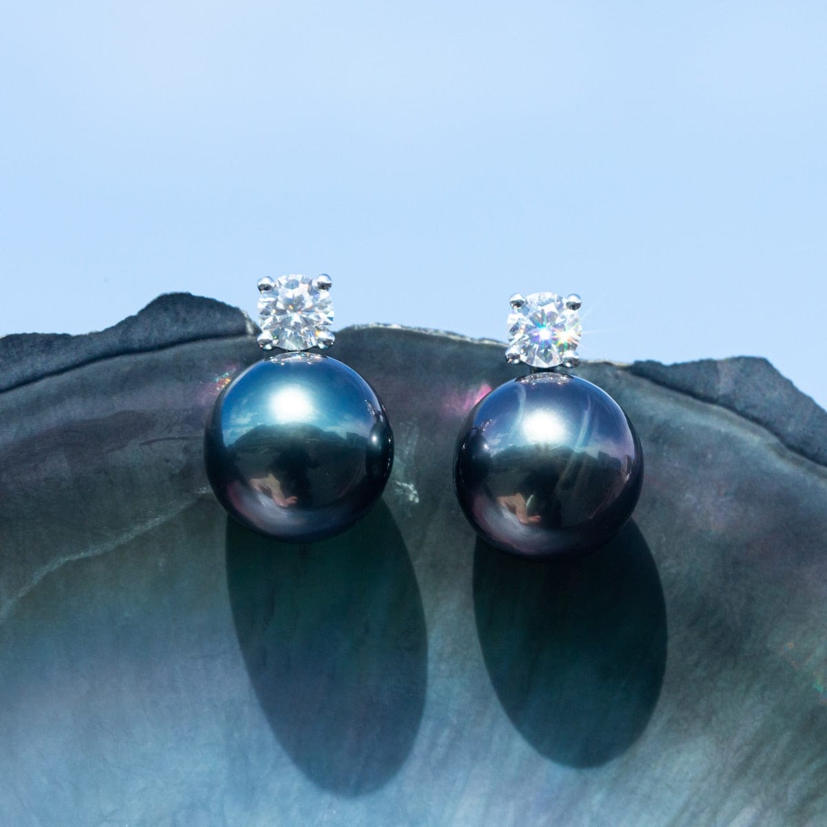 Boucle D'oreille Perle de Tahiti 