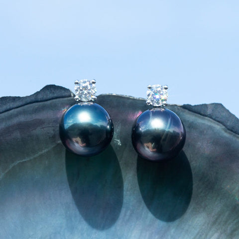 Boucle D'oreille Perle de Tahiti 
