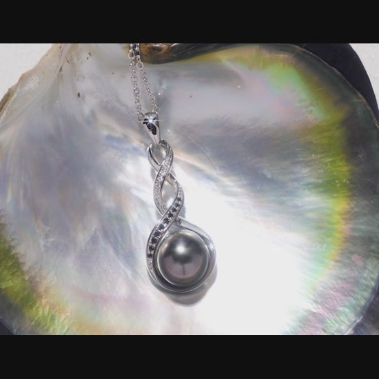 Pendentif Perle de Tahiti Torsade