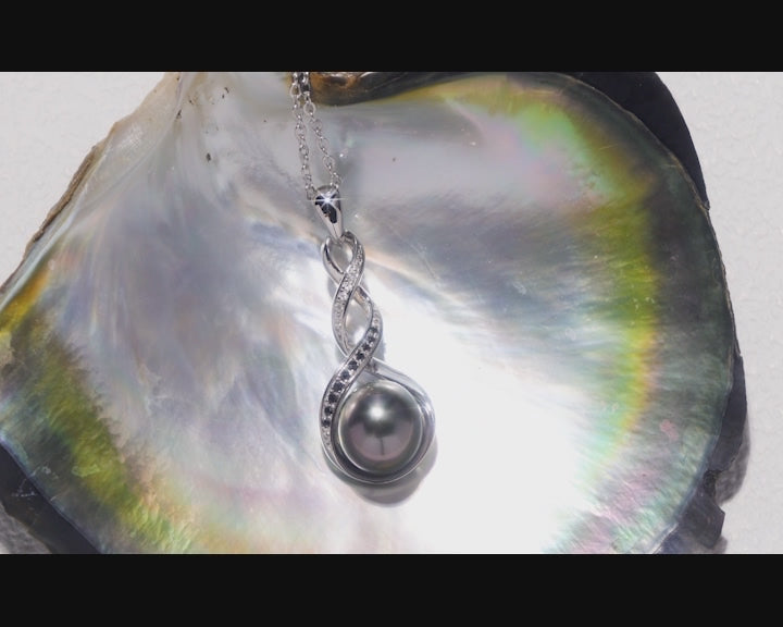 Pendentif Perle de Tahiti Torsade
